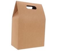 Didiseaon Sacs Cadeaux Papier Kraft avec Poignée Sacs Réutilisables pour Fleurs et Cadeaux Format Moyen pour Anniversaires et Alimentaire Polyvalent