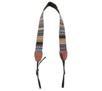 Didiseaon Sangle Appareil Photo Épaule avec Embouts Cuir Double Couche Bandoulière Réglable Confortable pour DSLR et Appareils Photo Reflex Numériques