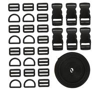 Didiseaon Sangle De Bagage Réglable Ceinture De Valise à Boucle Pratique Sangle pour Voyage Maintient La Valise Fermée Cas De Défaillance des Fermetures