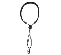 Didiseaon Sangle de Saxophone Noir en Pu et Daim, Confortable et Flexible, Accessoire pour Jouer en Toute Sécurité et Confort Lors des Concerts