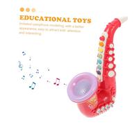 Didiseaon Saxophone Plastique Simulation Réaliste Instrument Musical Éducatif pour Garçon Fille Développement Musicale Fêtes et