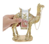 Didiseaon Sculpture en Résine De Dromadaire De Style Moyen-Oriental, Décoration Artisanale, Finition Lourde, Ornement pour Salon Et Bureau, Figurine Décorative Minimaliste
