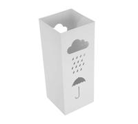 Didiseaon Seau À Parapluie Carré en Métal Conteneur De Rangement pour Parapluies Support De Parapluie D'Hôtel Présentoir De Parapluies Support De Parapluie en Métal pour