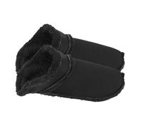 Didiseaon Semelles Intérieures en Peluche Épaisses et Amovibles pour Chaussures Trouées, Doublures Thermiques Noires Taille 35-36, Inserts Chauffants Confortables pour Chaussures D’hiver