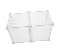 Didiseaon Séparateurs de Réfrigérateur Congélateur Coffre en Plastique Robuste 2 Compartiments 19x36x24 Cm Étagère de Séparation Cuisine Rangement Organisé Maison