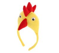 Didiseaon Serrage-tête en Peluche Poulet 3d Adorable et Facile à Utiliser, Accessoire Polyvalent pour Cheveux, pour Cosplay et Événements Formels