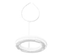 Didiseaon Serrage-tête Halo D'ange Blanc Léger pour Femme, Accessoire de Costume Cupidon et Cosplay, Bandeau de Déguisement Saint-valentin, Fête Prénuptiale et Noël, Coiffe Angélique