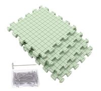 Didiseaon Set de Tapis de Blocage Mousse pour Tricot et Crochet Portable et Amovible Épingles pour Maintien des Projets
