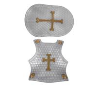 Didiseaon Set et Bouclier Rétro pour Garçon Fille de Cosplay Robuste Plastique Accessoire de Costume pour Jeux de Rôle Garçon Fille