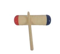 Didiseaon Shaker Guiro en Bois pour Garçon et Filles Jouet Éducatif Instrument de Musique Créatif 25 CM pour L'Éveil Musical Jeux d'Garçon et Filles 1 Pièce