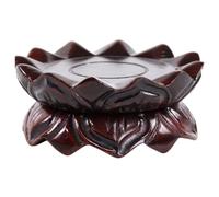 Didiseaon Socle Sculpté pour Statue de Bouddha Support Stable et Décoratif Style Chinois Base de Présentation pour Plantes Brûleur et Objets Art Piedestal Élégant pour Intérieur