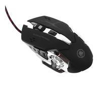 Didiseaon Souris D'ordinateur Noir Filaire pour Gaming Puce Professionnelle, Réglage Dpi, Matériau Abs, Design Ergonomique, pour Bureau et Jeux PC
