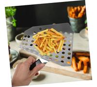 Didiseaon Spatule Acier Inoxydable pour Frites avec Tamis Pelle Multi Usage pour Aliments Frits Pop Corn et Glaçons Ustensile pour Cuisine Domestique et