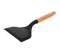 Didiseaon Spatule Japonaise en Silicone Spatule Extra Large avec Manche en Bois pour Retourner et Plier, pour Omelettes et Cuisine Quotidienne