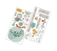 Didiseaon Sticker Mural Toise Avec Motif Arbre Et Animaux Pour Chambre Garçon Fille Décoration Murale Pratique Et Décorative