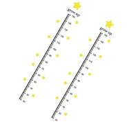 Didiseaon Stickers Muraux de Mesure Taille pour Garçon et Filles en Pvc Design Étoile, Qualité D'image Fine, pour Décorer Chambre ou Jardin D'garçon et Filles