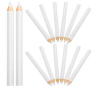 Didiseaon Stylo Pointeur Blanc pour Strass Ongle, Outil de Nail Art Réutilisable en Matériau Synthétique, 30pcs Léger pour DIY Manucure et Décoration D'ongles
