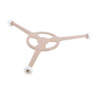 Didiseaon Support à Rouleaux en Pvc Accessoire de Remplacement Pratique Marron Bras de Trépied Triple pour Micro-ondes pour Plateau Tournant de Four à Micro-ondes