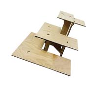 Didiseaon Support Affichage Bois Détachable Étagère de à pour Événements Support de Comptoir pour Snacks et Petits Articles Rack Portable Bois pour Foires Artisanales et Marchés