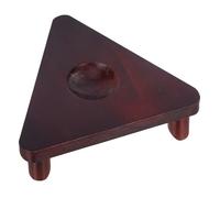 Didiseaon Support de Balles Triangulaire pour Basketball Football et Rugby Présentoir Stable et Compact avec Rainures Protectrices Montage sans Outils Rangement Élégant pour Sports