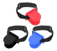 Didiseaon Support de Canne à Pêche Portable 3 Pièces A-Type Noir Rouge Bleu en TPE Résistant Réglable pour Rambarde Bateau et Activités en Plein Air Râtelier Pratique pour Pêche en Mer