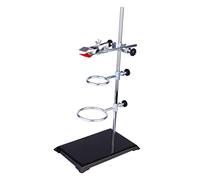 Didiseaon Support de Laboratoire avec Base Rembourrée Équipement pour Expériences de Chimie Physique Support Robuste pour Instruments et Flacons pour Filtration Premium