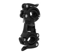 Didiseaon Support de Lampe Torche Fixation Frontale Stable, pour Vélo | Pom et Caoutchouc Antidérapant, pour Vtt et Balades Nocturnes, Montage Rapide, Usage sans Mains