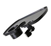 Didiseaon Support de Microphone avec Plateau et Porte Gobelet Support de Compatible pour Diffusion Direct Enregistrement et Photographie Étagère Pratique