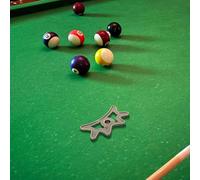Didiseaon Support de Queue de Billard Portable en Métal Couleur Bronze Ancien Tête de Pont Ergonomique pour Snooker Accessoire Stable et Solide Outil de Précision pour Parties Amicales