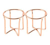 Didiseaon Support de Rangement Élégant pour Éponges à Maquillage en Acier Carbone Séchoir Lavable de Croix, 2 Pièces pour Femmes et Filles