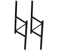 Didiseaon Support de Table Basse Relevable Pliant Noir Charnières à Ressort Robustes, Quincaillerie pour Étagère Coulissante, Mécanisme Manuel pour Salon et Bureau, Charnière D'angle Solide