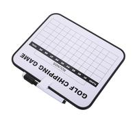 Didiseaon Support de Tableau de Score de Golf Portable en Plastique Tableau Blanc Effaçable à Sec Double Face Outil de Notation Précis pour Compétition et Entraînement Accessoire Golf