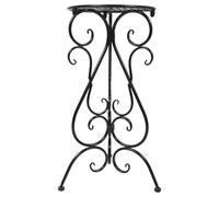 Didiseaon Support Design Tripode Stable Bain d'oiseaux Base Large en Fer Noir pour par Bols en Verre, Utilisation Extérieure Ensoleillé