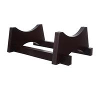 Didiseaon Support en Bois Marron pour Tonneau à Vin, Porte-Seau Élégant et Fonctionnel, Améliore la Sécurité et S’adapte la Maison Salon