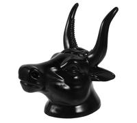 Didiseaon Support Mural pour Guitare Électrique et Ukulélé Forme Taureau Autobloquant en Métal et Abs Crochet Mural Noir Polyvalent pour Guitare Violon Gain de Place Accessoires