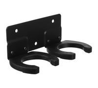 Didiseaon Support Mural pour Microphone Double en Métal Robuste, Rangement Bureau et Mur, Crochet Réglable pour 2 Micros Filaires Fil, Studio, Karaoké et Performances Live, Accessoire Pied