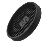 Didiseaon Support pour Déboucheur WC Noir Plateau Antidérapant Récupérateur Eau Tapis de Séchage Rond Réutilisable pour Salle de Bain et Cuisine Base Pratique pour Évier et Accessoires