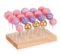 Didiseaon Support Résistant Déformation Brochette en Bois Apéritif avec Design Innovant et Affichage de Nourriture Attractif pour Snack Stalls