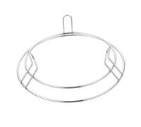 Didiseaon Support Wok Acier Inoxydable Chaleur Porte Pot Multifonction Ventilé pour Casseroles et Plats Accessoire de Cuisine Compact et Réutilisable
