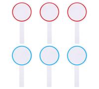 Didiseaon Tableau Blanc Effaçable à Sec Portable 6 Pièces en Mousse, Tableau des Scores Multifonction pour Jeux et Vote, Petit Format Léger et Pratique