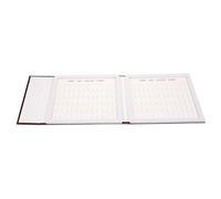 Didiseaon Tableau D'affichage De Couleurs D'ongles Gel 120 Emplacements Format Carnet Marron Pour Manucure Professionnelle Salon Nail Art