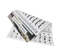 Didiseaon Tableau De Doigtés De Flûte Avec Chords Pour Pratique Affiche De Référence Et Résistante Pour Étudiants Et Débutants