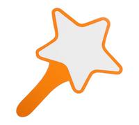 Didiseaon Tableau de Score Portable Effaçable à Sec 20X28 CM Orange Ardoise Blanche Vierge pour Votes et Notations en Classe Tableau D’Écriture Manuscrite Réutilisable pour Juges et