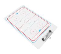 Didiseaon Tableau Portable de Hockey sur Glace Blanc en PVC Réutilisable pour Entraînement Terrain Terrain de Basket