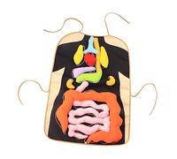 Didiseaon Tablier Éducatif pour Garçon et Filles en Apprentissage des Viscères Humains Outil Cognitif Matériau Sûr pour École Maternelle et Activités à