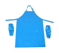 Didiseaon Tablier Imperméable et Résistant en Tpu avec Manches Intégrées Bleu 110X80 CM Protection Anti-Huile et Anti-Eau Cuisine Nettoyage Lavage Automobile et Usage Industriel