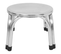 Didiseaon Tabouret en Acier Inoxydable 22 CM Épais Marchepied Multifonction Antidérapant Tabouret Métallique Portable Cuisine Salle de Bain et Usage Domestique Repose-Pieds Robuste et