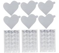 Didiseaon Tampon Adhésif Pour Extensions De Forme Cœur Lot De 3 Résistant À La Casse Facile À Utiliser