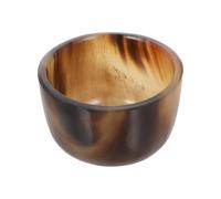 Didiseaon Tasse à Thé Corne Naturelle Créative Bol Kung Fu pour Dégustation Motif Aléatoire Pratique Surface Lisse et Confortable Aléatoire