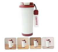 Didiseaon Tasse Acier Inoxydable avec Double Bec Buvant Portable pour Boissons Chaudes et Froides Ergonomique et Compacte pour Voyage